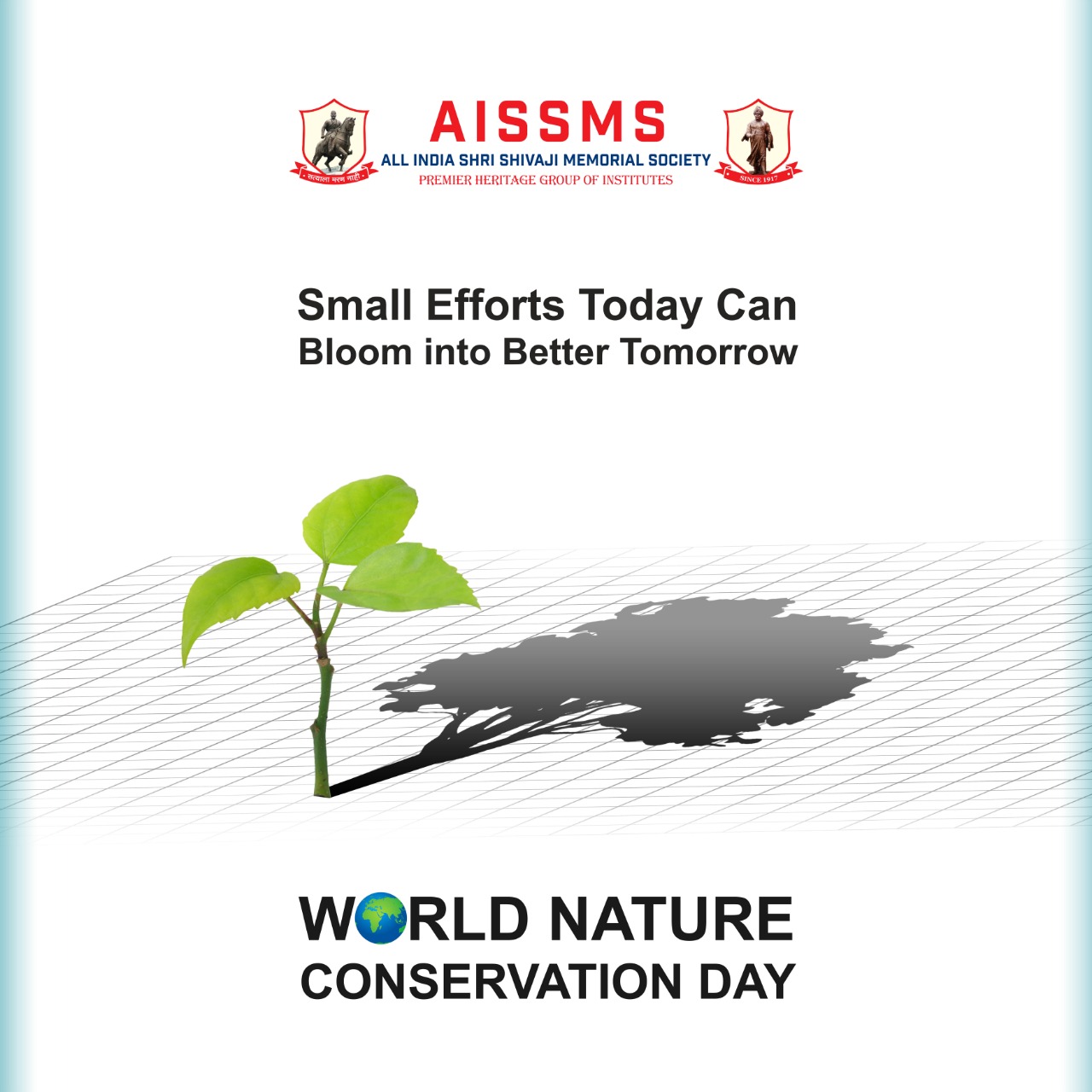 Worldnatureday AISSMS All india Shri Shivaji Memorial Society